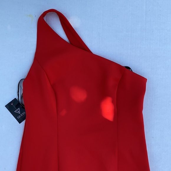 New GUESS BY MARCIANO Red Sleeveless Dress SZ L - Picture 4 of 7